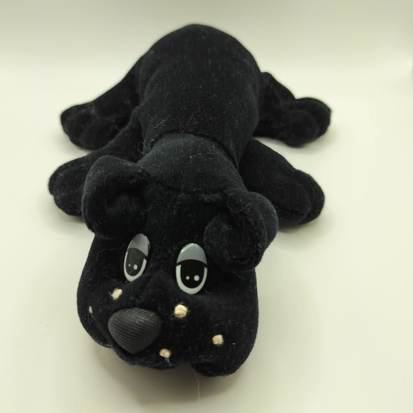 Pound Puppies Other - Vintage‎ 1984 Pound Puppies Black Plush Dog Toy Small Irwin Toy Ltd Retro 80s